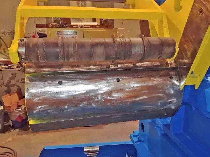 32" x 5.00" x 10,000# Stamco Slitting Line STOCK#3221