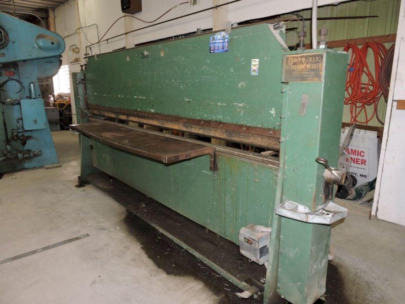 10' X 16 GAUGE ROTODIE MODEL #10 HYDRAULIC BENDER BRAKE #3293