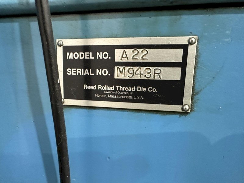 REED MODEL #22A  THREAD ROLLER: STOCK #77968