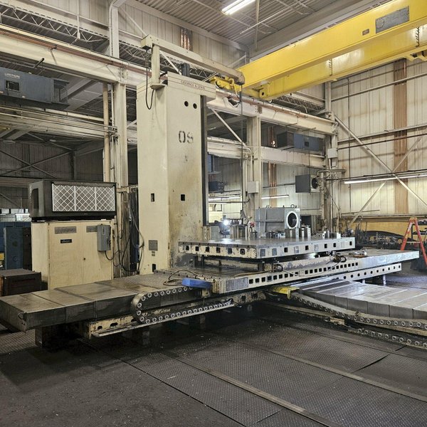 6" Giddings &amp; Lewis CNC Table Type Boring Mill