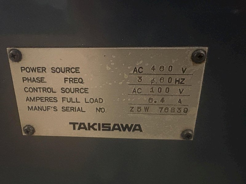 18" x 40" TAKISAWA Model TAL-460 Geared Head Engine Lathe