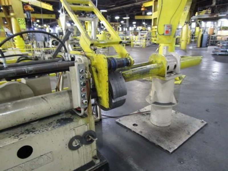 6" WIDE X .040" - .250" COIL TO COIL EDGING LINE. STOCK # 0984026