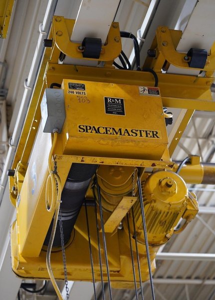 7.5 TON (15,000 LBS) R &amp; M SPACEMASTER HEAVY DUTY ELECTRIC CABLE HOIST: YOBRO #25423