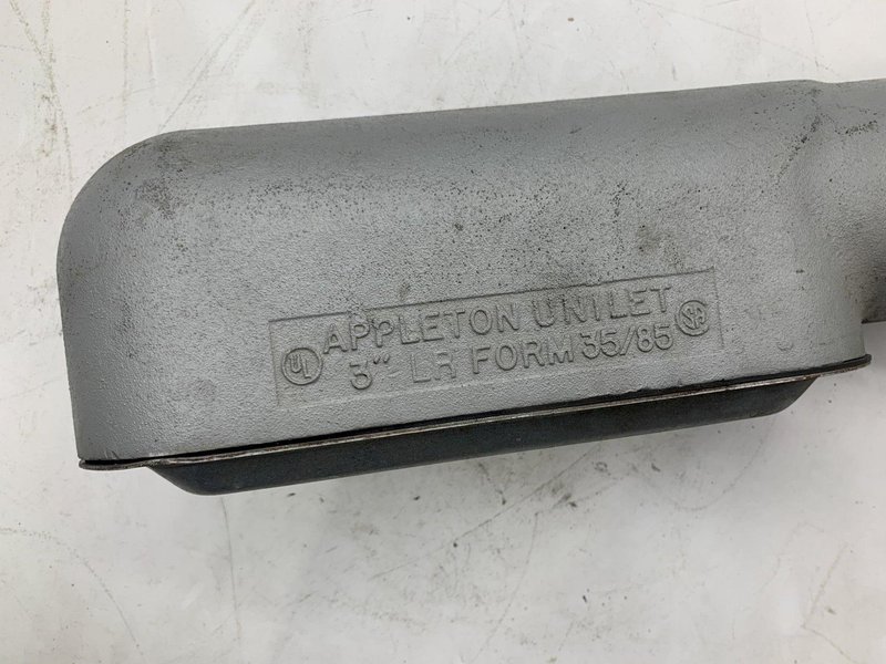 APPLETON 3" LR UNILET FORM 35/85, 2-1/2"-3" CONDUIT BODY COVER - STOCK #15487
