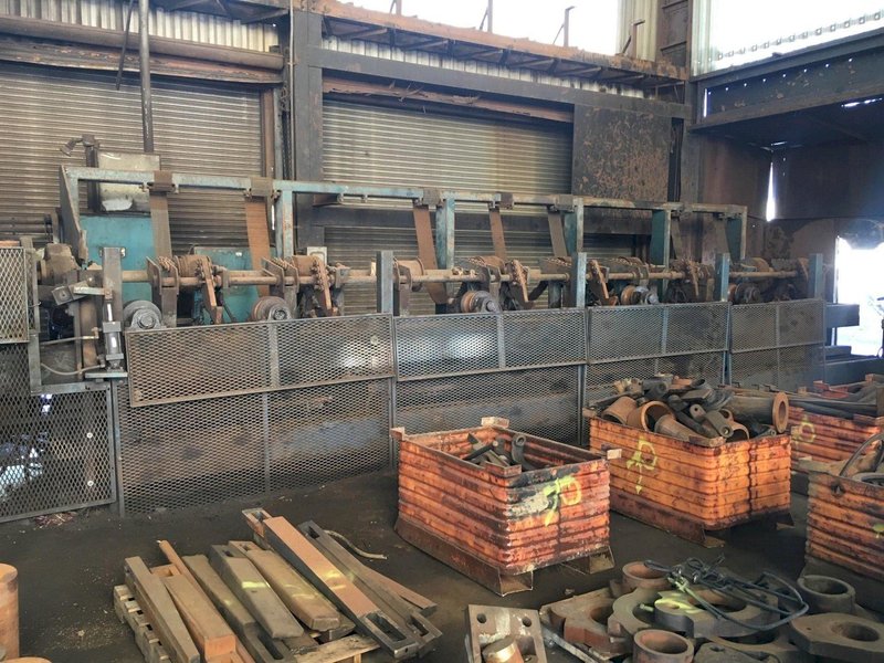 1000 TON (7") AMD MODEL #1000-3030 HYDRAULIC BILLET BAR SHEAR STOCK #3052
