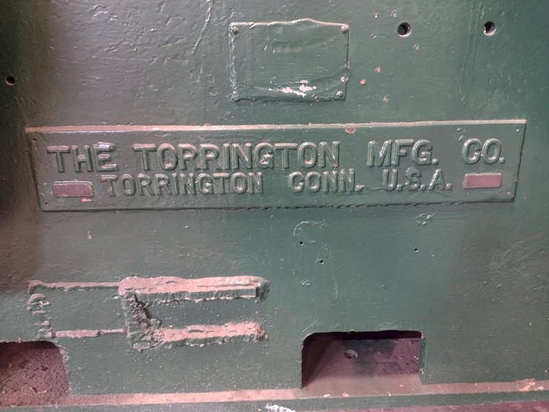 12" WIDE TORRINGTON 4" ARBOR PULL-THROUGH SLITTING LINE: STOCK #16504