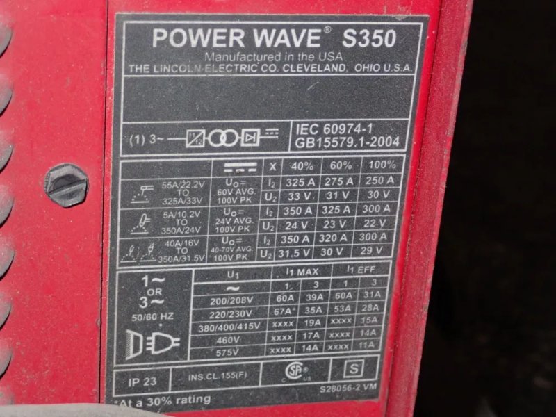 Lincoln  350 Amp Welder - Power Wave S350