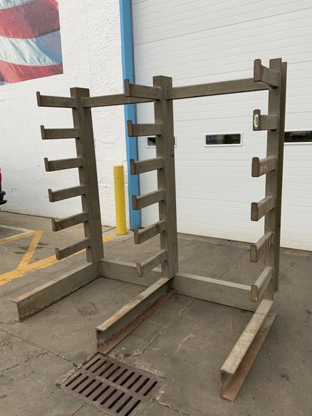 6 ARM X 18" WIDE CANTILEVER STYLE RACK: STOCK #80931