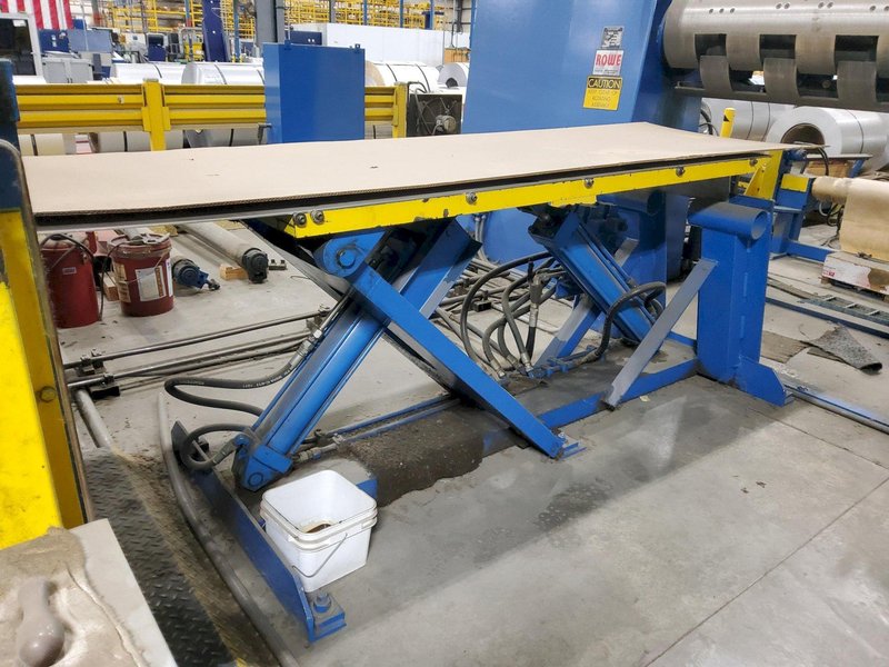 48" x 20,000 LBS X .080" HERR VOSS CUT-TO-LENGTH LINE W/ PRECISION LEVELER: STOCK #22693