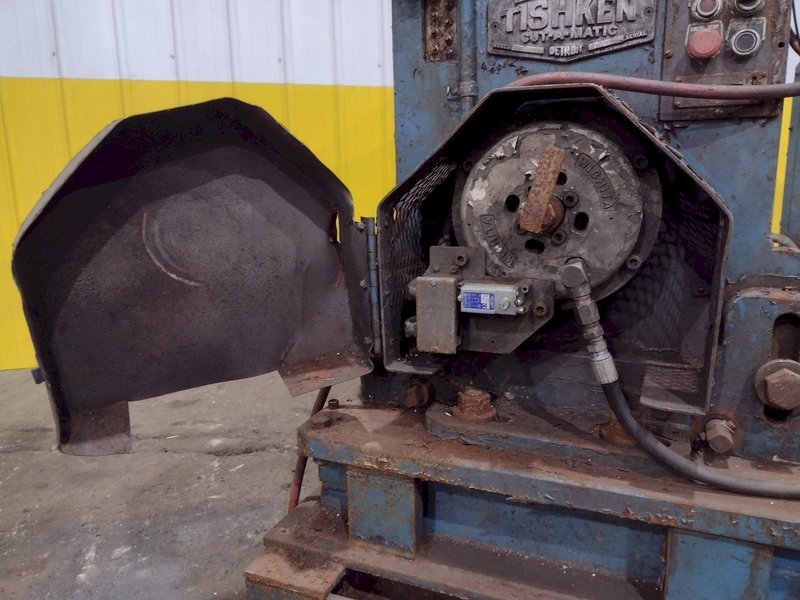 25 TON TISHKEN 4-POST CUTOFF PRESS, 2.5" STROKE: STOCK #19251