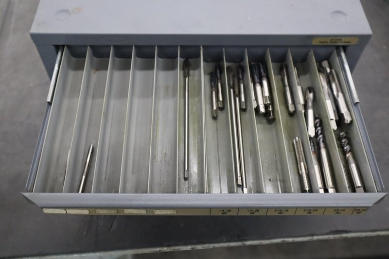 Huot Drill Index, Fractional Taps - 3 Drawer- Auction Item