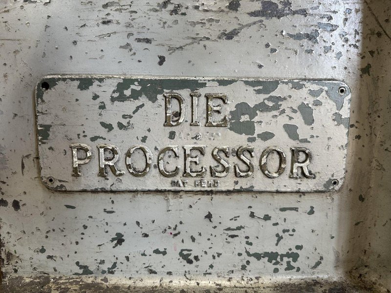 36” X 42” BOWMAN MODEL #DM3-42 DIE SEPERATOR / HANDLER / PROCESSOR WITH WORK HEAD: STOCK #19517