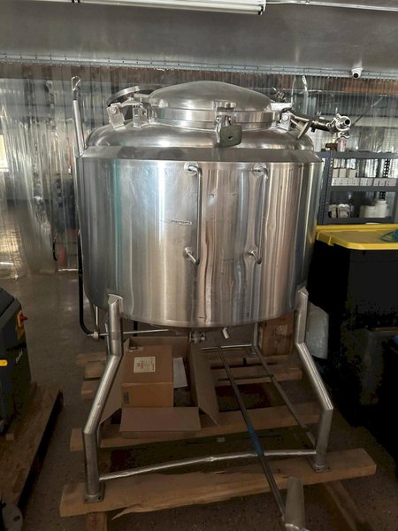 Cherry Burrell 150 Gallon Jacketed Stainless Steel Tank Model 1850, 1978