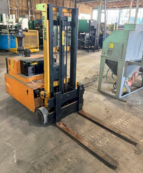 2500 Lb. Big Joe Electric Lift Truck PDC-25-106, Walk Behind, 106" Lift Height, Nice