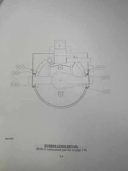 36" X 72" GOFF MODEL #3672D SPINNER HANGER SHOT BLAST CLEANING SYSTEM, NEW 2006: STOCK #22470