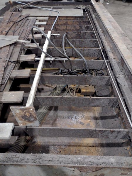 8' X 15' WATERJET TANK / PLASMA CUTTING TABLE: STOCK #23334