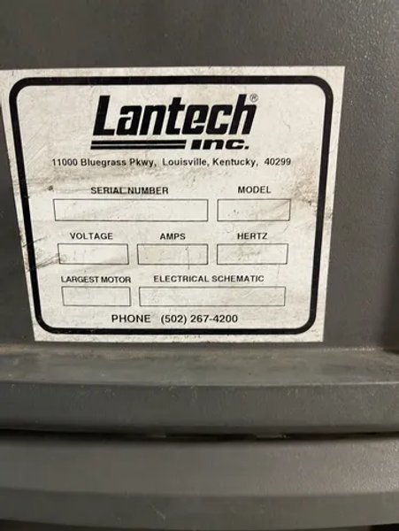 Lantech 65” Diameter Turntable Q-series Semi-automated Stretch Wrapping System