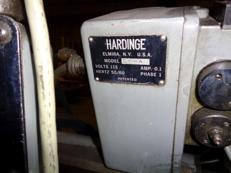 Hardinge HC Chucking Machine Lathe w/CT-A Threading Attachment