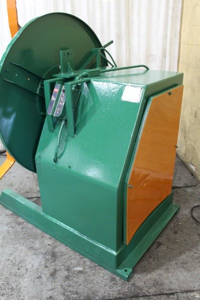 4,000 LB X 18" AMERICAN STEEL LINE MOTORIZED COIL REEL: STOCK #74063