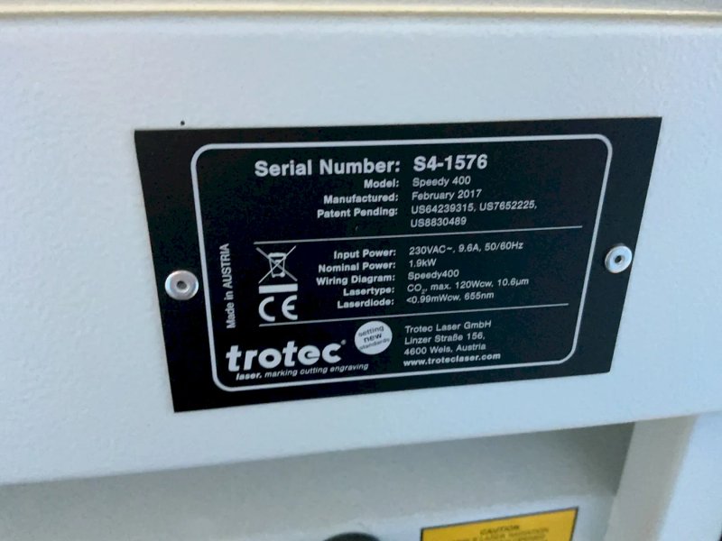 Trotec Laser Engraving Machine  - Speedy 400
