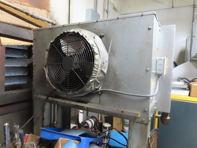 Quincy Model 5120 25 HP Piston Type Air Compressor with Air Cooler- Auction Item