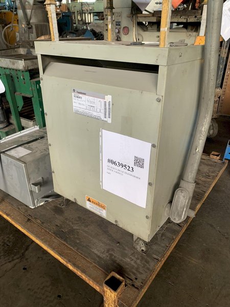 GE 30 KVA 300 LB TRANSFORMER. STOCK # 0639523.