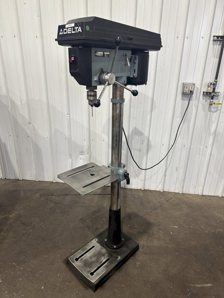 14" DELTA SINGLE SPINDLE DRILL: STOCK #77077
