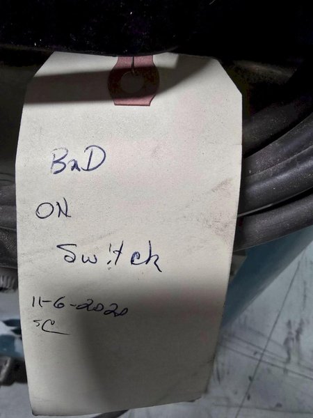 CFM 3308 EXPLOSION PROOF VACUUM USED