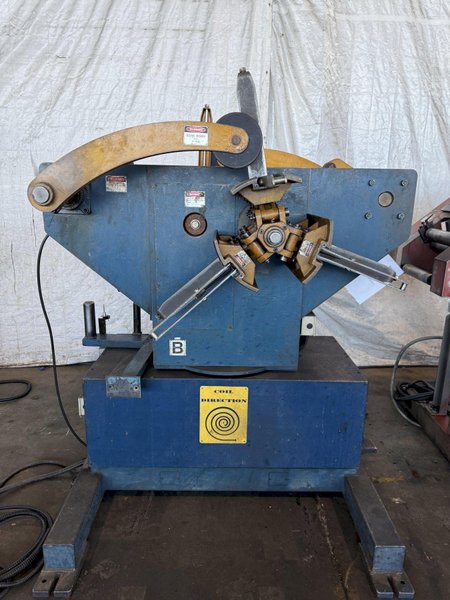 3,300 LB x 11.8" x .126" ORII SERVO FEEDLINE W/ DUAL UNCOILER. STOCK # 0130025.