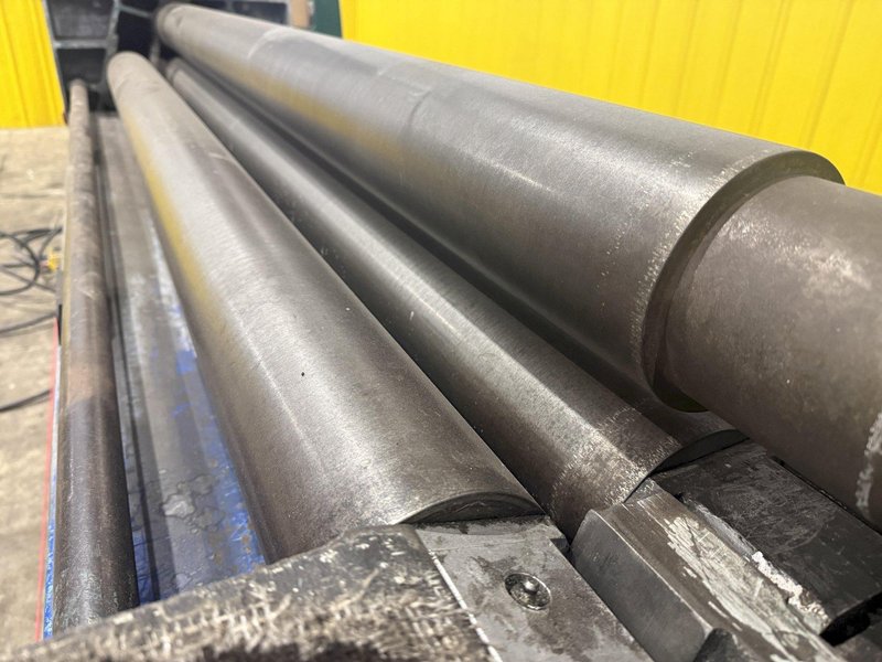 80" X .137" TITAN MODEL #8268-2035 PROGRAMMABLE HYDRAULIC PLATE ROLL, NEW 2008: YOBRO #24735