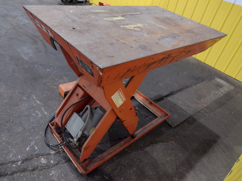 3,000 LBS X 32" X 56"  MODLE #L36-30-MOD PRESTO HYDRAULIC SCISSOR LIFT TABLE, SINGLE PHASE 110V: STOCK #19789