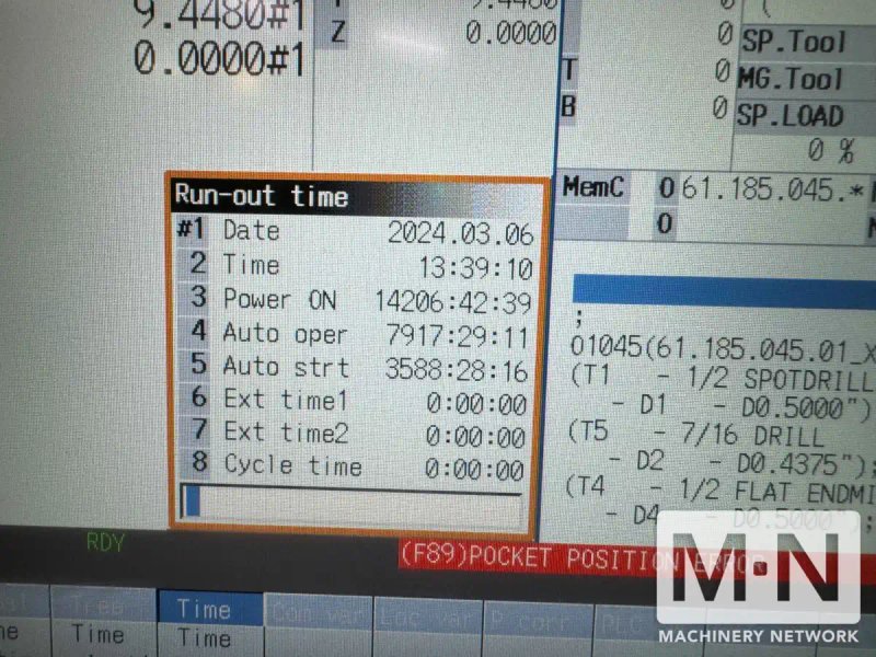 Hardinge-Bridgeport V1000 CNC Vertical Machining Center, 2017 - Only 3600 Hours!