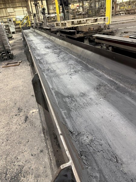 42/32" x approx. 75' Carrier mold dump oscillating conveyor with drive