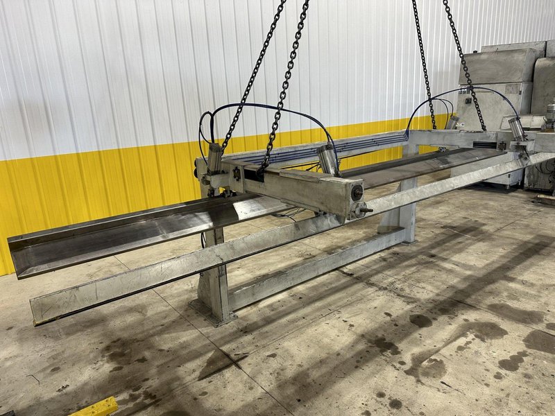 30" x 14 GA DALCOS MODEL #PXN-800 AUTOMATIC COIL HYDRAULIC PUNCHING MACHINE: STOCK #20332