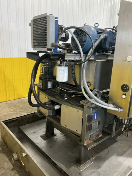 30" X 30" HARMONY ENTERPRISES MODEL #PERFSSHB24 STAINLESS STEEL EXTRACT PLUS HORIZONTAL BALER &amp; PERFERATOR, FOR ALUMINUM CAN &amp; BOTTLES LIQUID EXTRACTION: YOBRO #25023