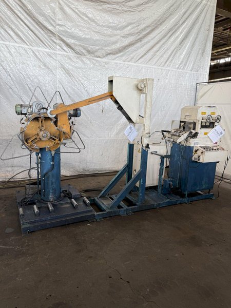 1,100 Lb. x 6" x .05" AIDA SERVO FEEDLINE W/ DUAL UNCOILER. STOCK # 0130225.