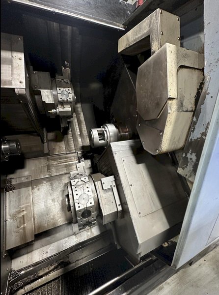 2008 Doosan Puma TT1800SY Used Twin Spindle Twin Turret CNC Lathe For Sale