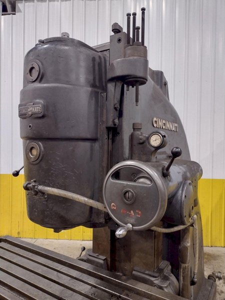 #4 CINCINNATI MODEL #4 VERTICAL MILLING MACHINE 78" X 16" : YOBRO #24460