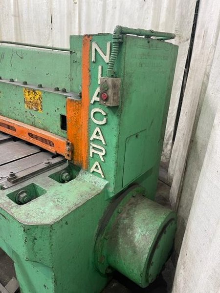 6' X 1/4" NIAGARA MODEL #76B POWER SQUARING SHEAR: STOCK #76550