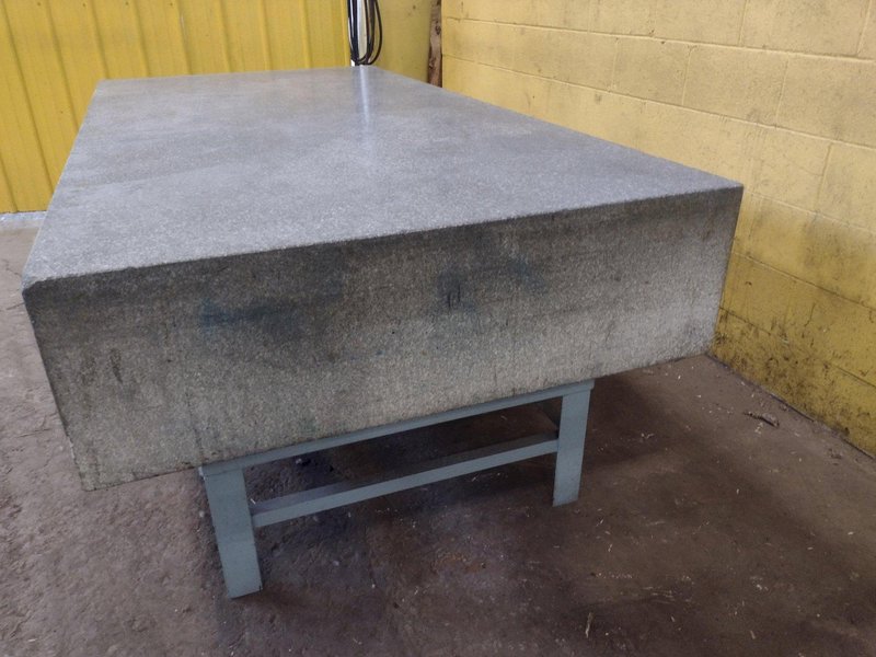 8' X 4' X 14" CHALLENGE PRECISION LAYOUT INSPECTION GRANITE TABLE: STOCK #23811