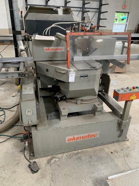 420 mm Blade Dia., Elumatec Upcut Non-Ferrous Semi-Automatic Circular Saw, Model MGS-105