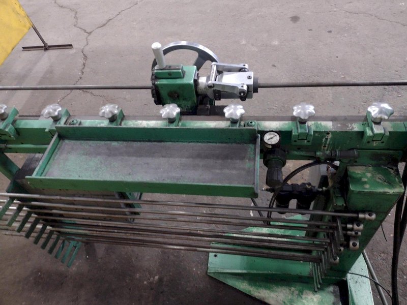 4-1/8" X 48" CARSON MODEL CHP-1H TUBE END PUNCH FORMING MACHINE: STOCK 17891
