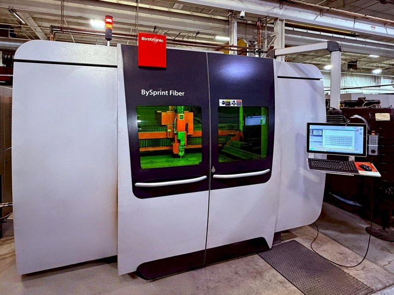 6000 KW BYSTRONIC BYSPRINT FIBER 3015 LASER. STOCK # 0327526