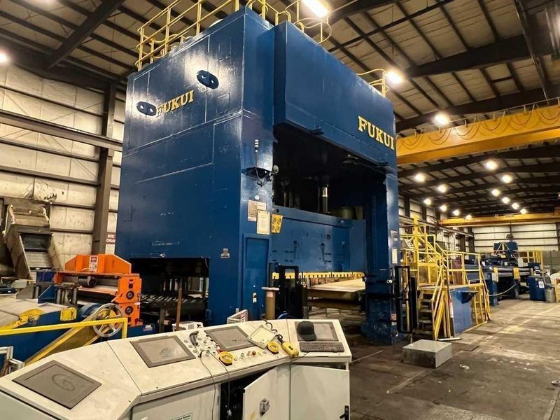 400 Ton Fukui Press Blanking Line STOCK#3562