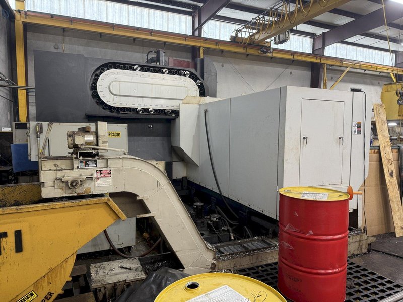 OKK, MODEL KCV 800 CNC VERTICAL MACHINING CENTER, 120" X, 33" Y, 28" Z, 40 ATC, 12,0000 RPM, 2007, EXC.