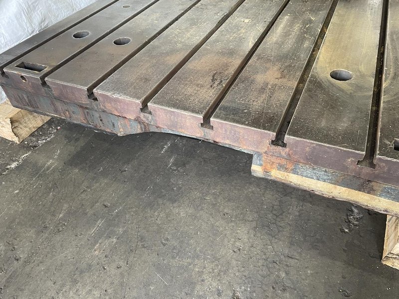 80" X 157" X 13" G &amp; L T SLOTTED FLOOR PLATE:  STOCK #76803