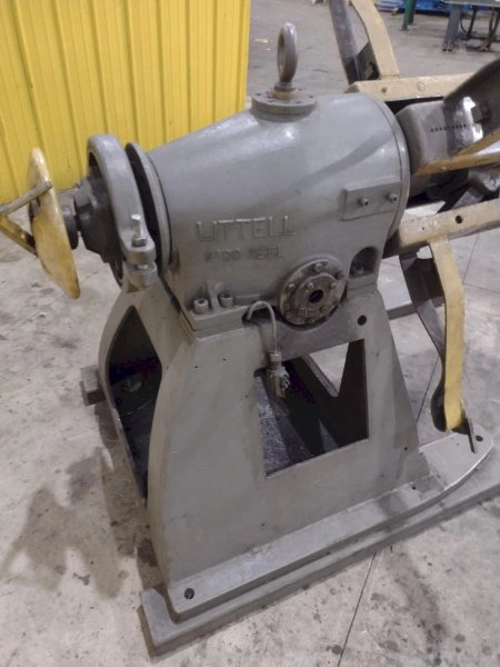 10,000 LB. X 30" LITTEL MODEL 90-30 PULL-OFF COIL-REEL UNCOILER. STOCK # 0992125