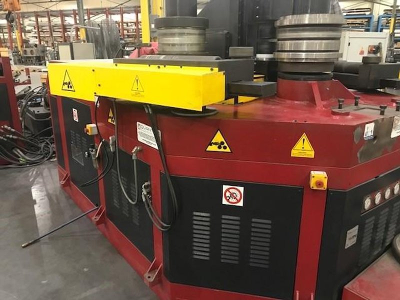 (2015) 10" X 10" X .40" TAURING ALPHA-200CNCI CNC ANGLE BENDING ROLL. STOCK # 0744422