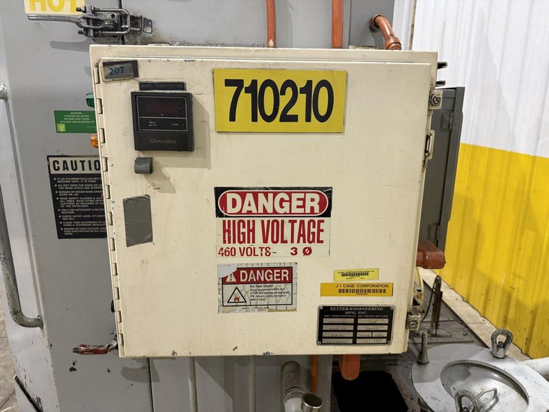 40" X 40" BETTER ENGINEERING MODEL #F-4000-P HEATED CABINET ROTARY TURNTABLE PARTS WASHER: YOBRO #24054
