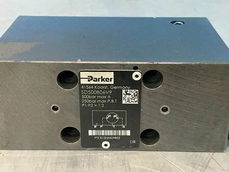 Parker  500 Bar  Solenoid Valve  - Sd 500b06v9
